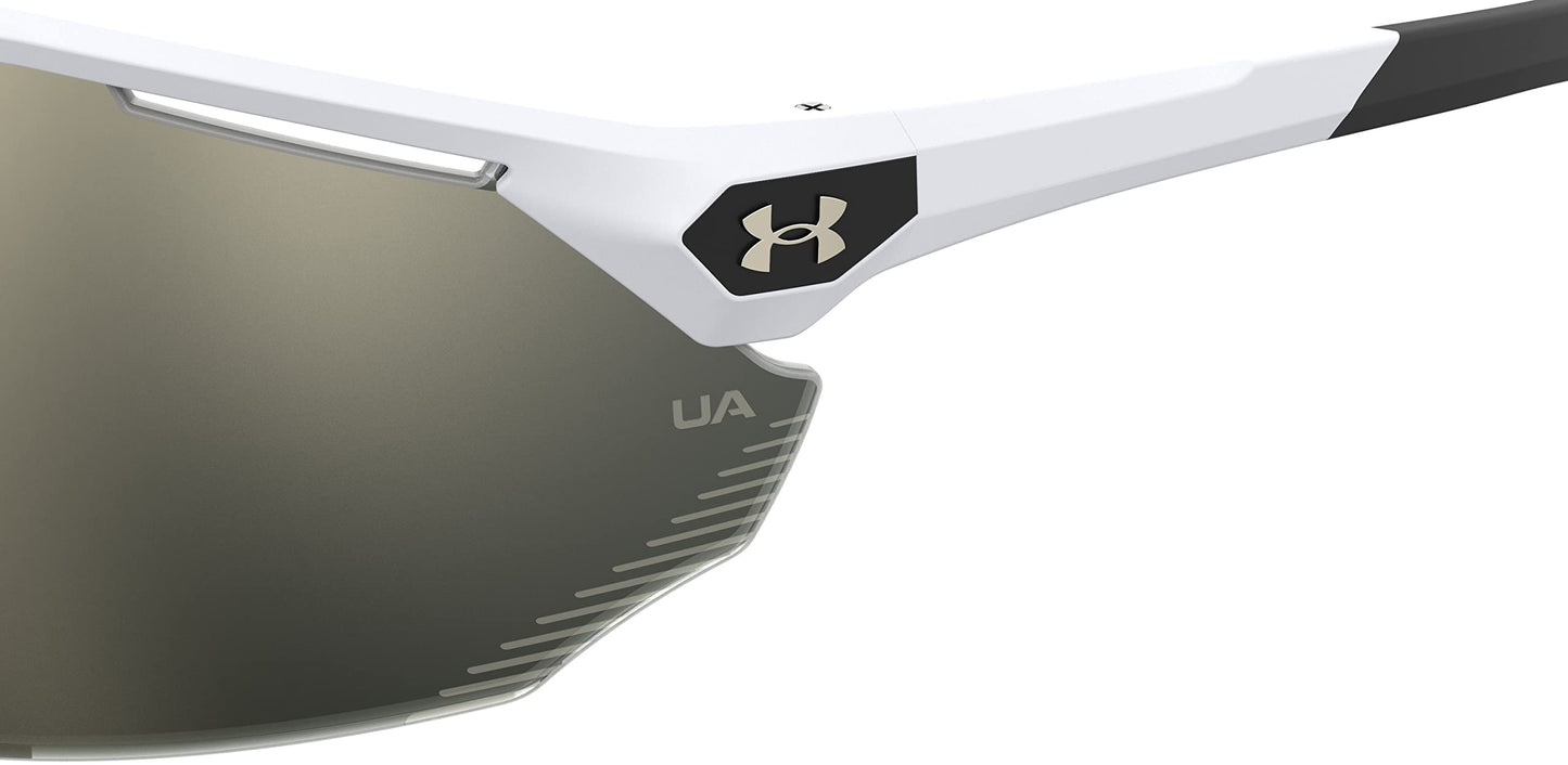 Under Armour Ivory Multilayer Lens Special Shape Sunglass Rimless Grey Frame - 204181Kb799Ue