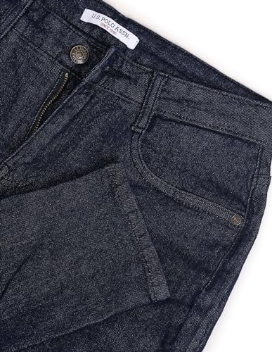 U.S. POLO ASSN. Women's Skinny Jeans (Uwaw22Jn032- Mid Blue_30)