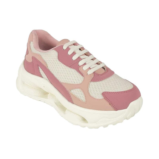 tresmode Sewd Pink Women's Sneakers in Size 5 UK / 38 EU