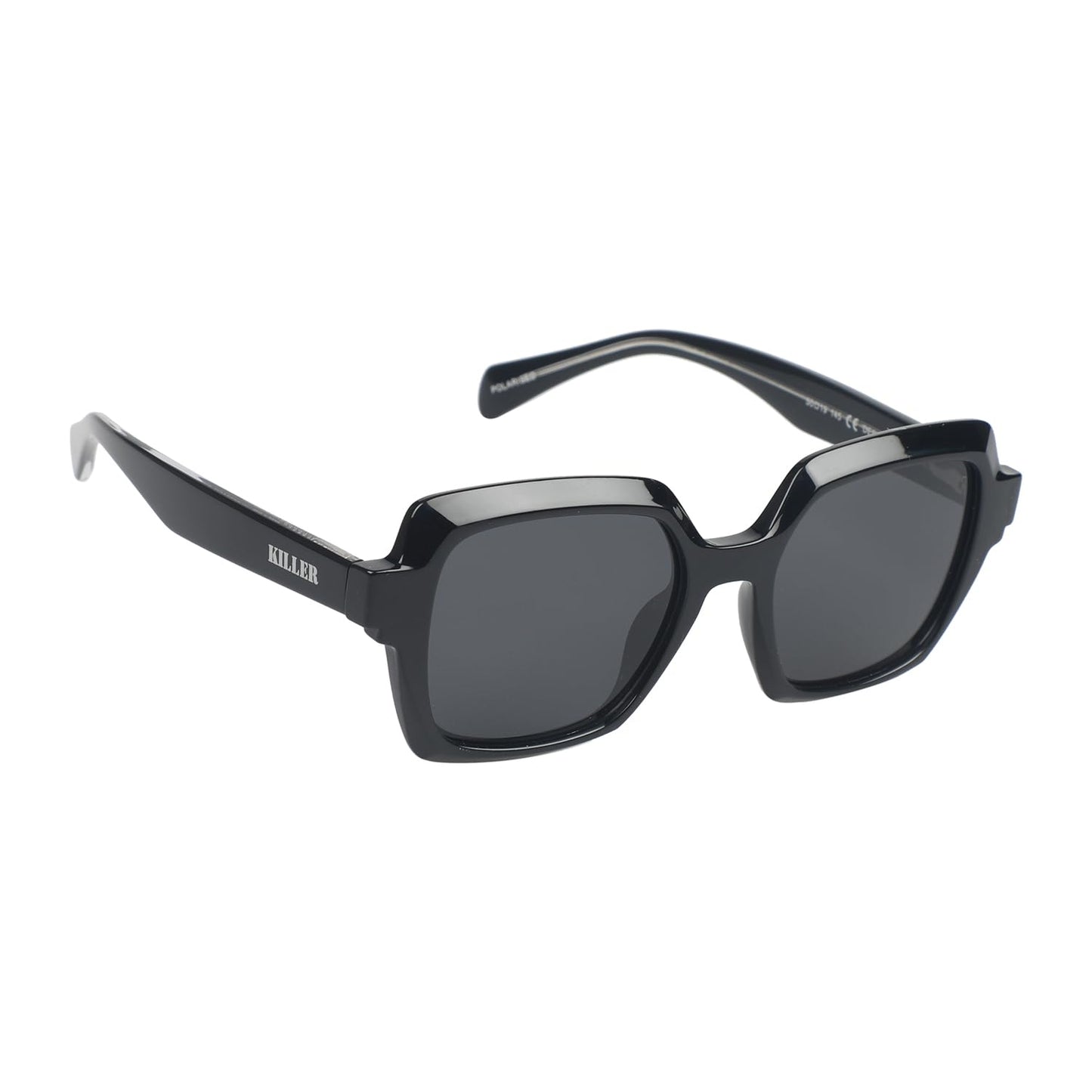 KILLER Women's Sunglass,Sqaure Shaped Acetate Frame Polarized Lens Sunglasses Case For Women, Girls, 100% UV Lens Sunglasses