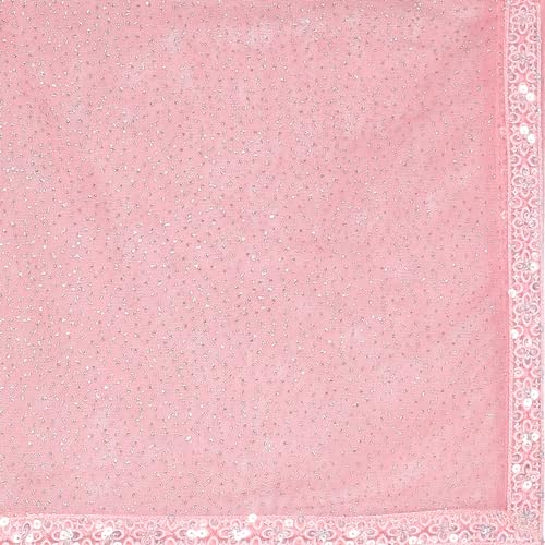 BIBA GIRL SOLID; EMBROIDRED SHORT_KURTA KID(KW5369_PINK_5)