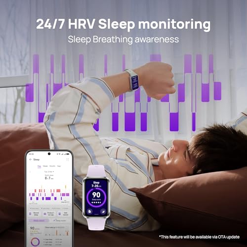 Huawei Band 11 Health & Fitness Tracker, Enhanced Sleep Tracking, All-Day Health Monitoring, Ultra-Slim & Comfort Wear, iOS & Android Compatible, Smart Watch. (Black)