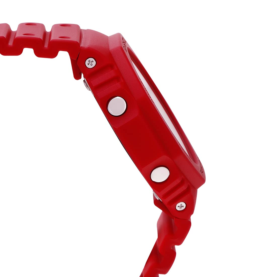 Casio G-Shock GA-2100-4ADR Analog-Digital Red Dial Men Watch Red Resin Strap (G988)