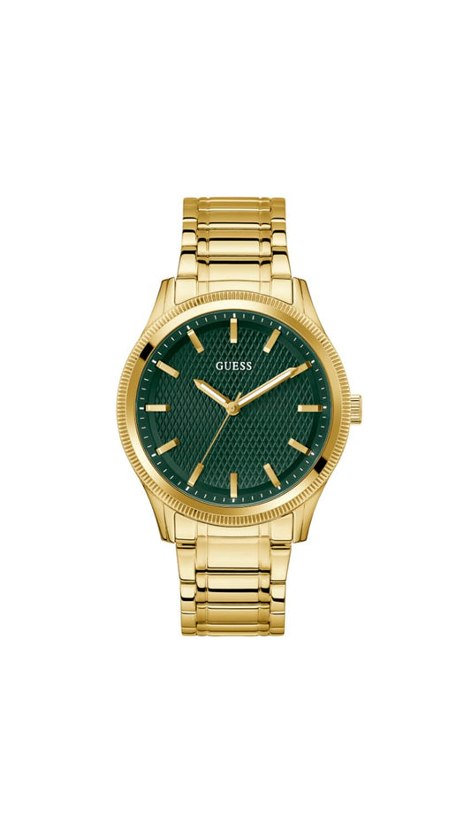 GUESS Analog Green Dial Men's Stainless Steel Watch-GW0626G2
