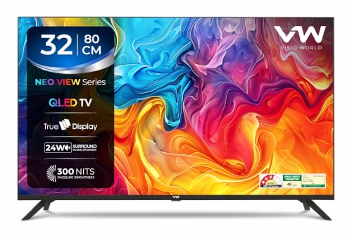 VW 80 cm (32 inches) Pro Series HD Ready Smart QLED Google TV VW32F1