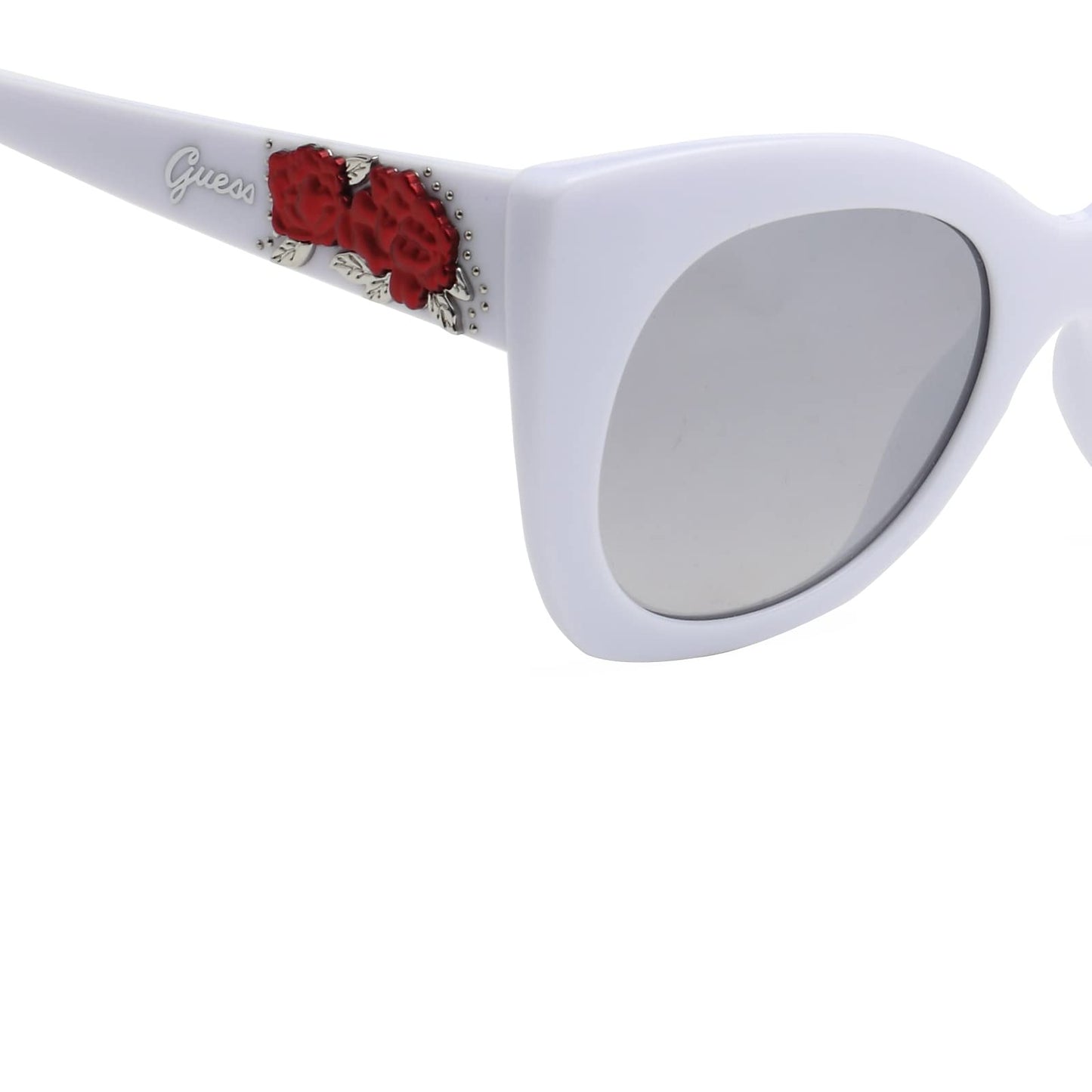 Guess Mirrored Butterfly Women Sunglasses - (GU7610 21C 51 S |51| Grey Color Lens)