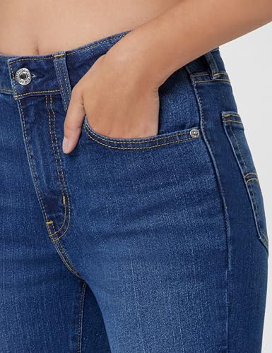 Levi's Women's High Rise 726 Flared Fit Blue Jeans