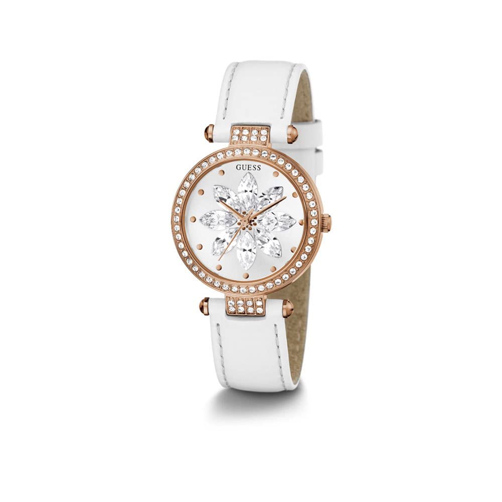 Guess Analog White Dial Women's Watch-GW0382L3