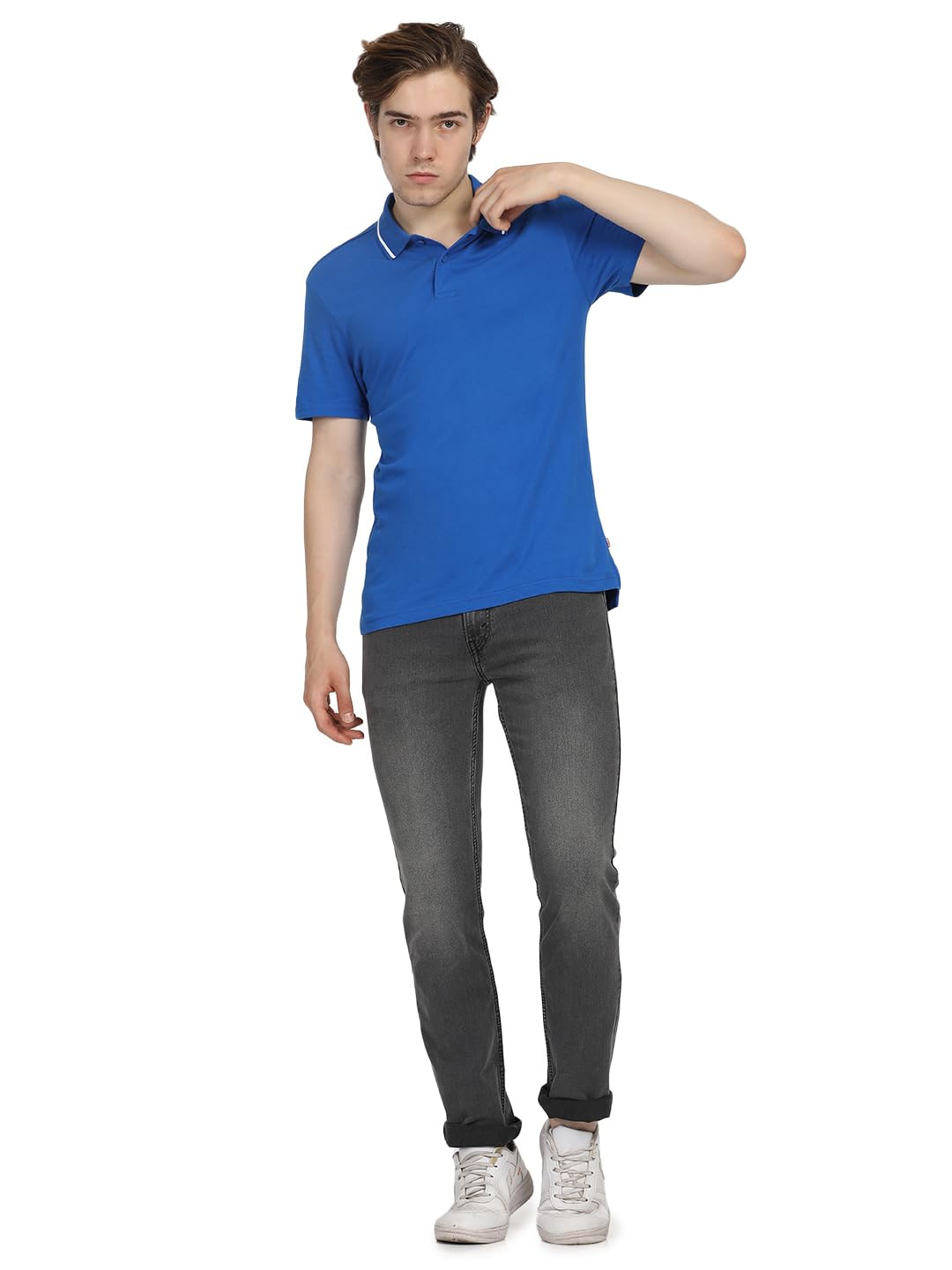 Levi's Men's Slim Mid Rise Jeans - Grey, 36