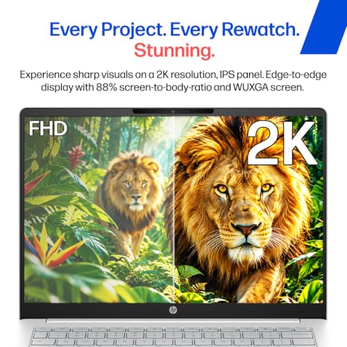 HP Omnibook 3, Snapdragon X Processor 45 Tops (8GB LPDDR5x,512GB SSD) 2K WUXGA, 14''/35.6cm, Win 11, M365*Office 24,Silver,1.42kg, hz0056QU, Lighter mini Charger, FHD IR Camera, Next Gen AI Laptop