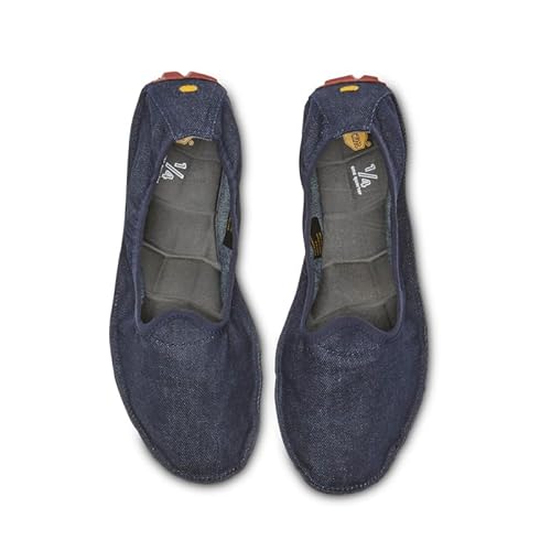 Vibram FiveFingers Women's One Quarter Shoes, Jeans Blue/Brick, 7-7.5