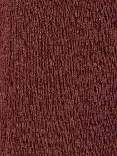 Max Women Textured Comfort Fit Trousers (Red_XL-XXL)