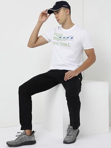 Men Reverse The Ratio Panda T-Shirt White