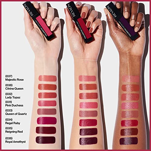 REVLON Colorstay Satin INK, Comfortable, Longwear Rich 16-Hour Liquid lip Color, Formulated with Black Currant Seed Oil & Vitamin E, Pink Duchess - (031) (Pack of 2)