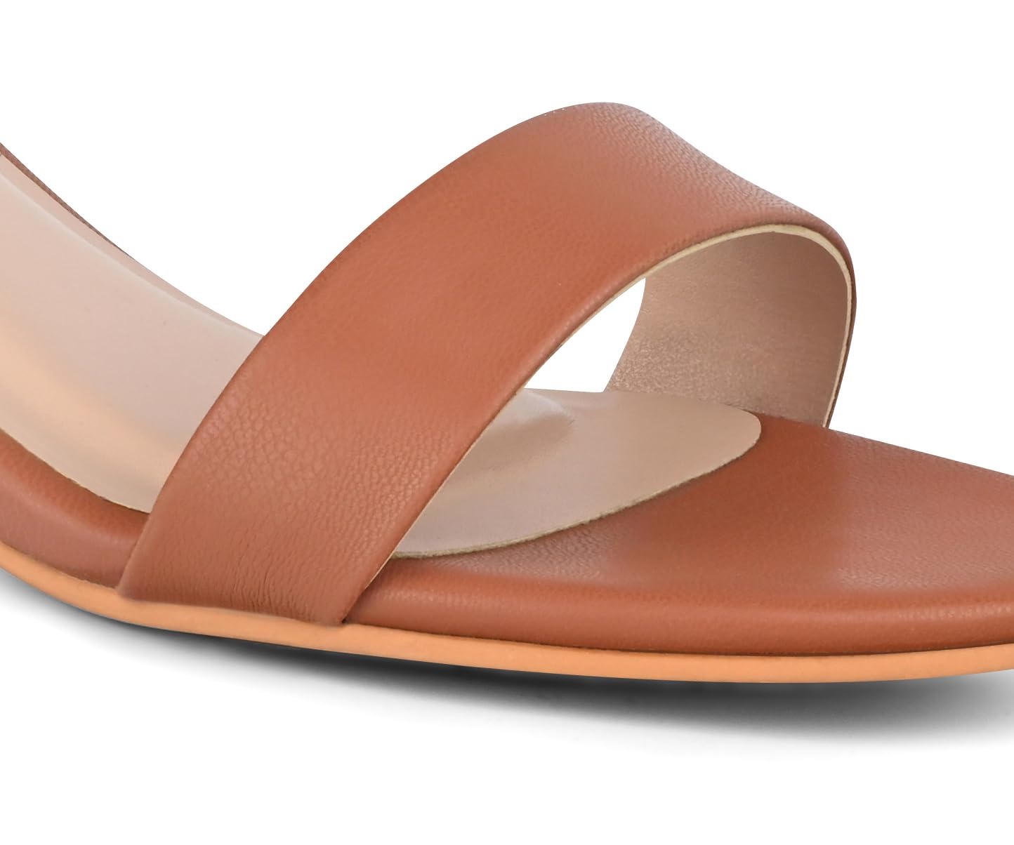 LOUIS STITCH Women’s Tan Block Heel Sandals | Comfortable Sandal for Ladies | LSOF-FI01-ACTN