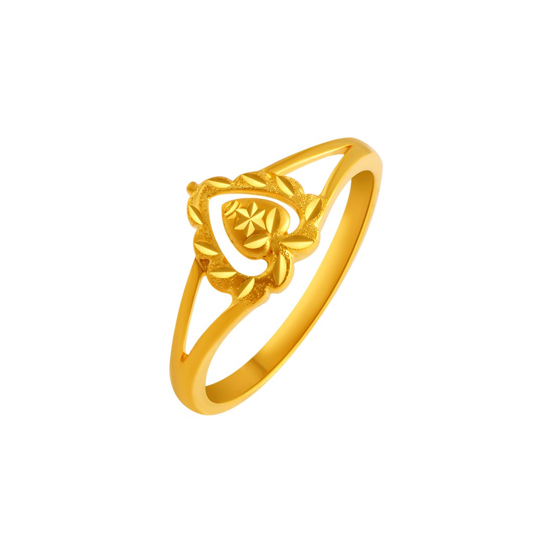 P.C. Chandra Jewellers 22KT Yellow Gold Ring for Women