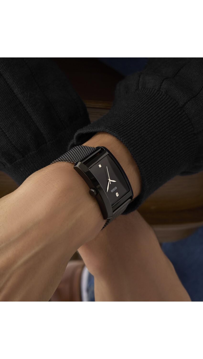 GUESS Analog Black Dial Men's Watch-GW0898G3