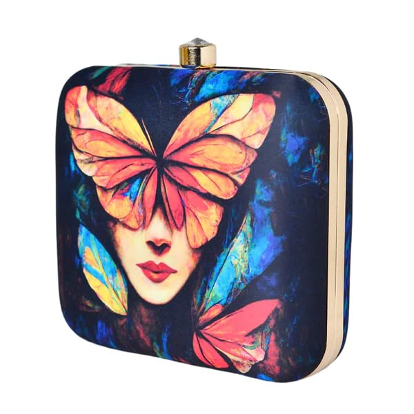 Artklim Butterfly Women Printed Clutch