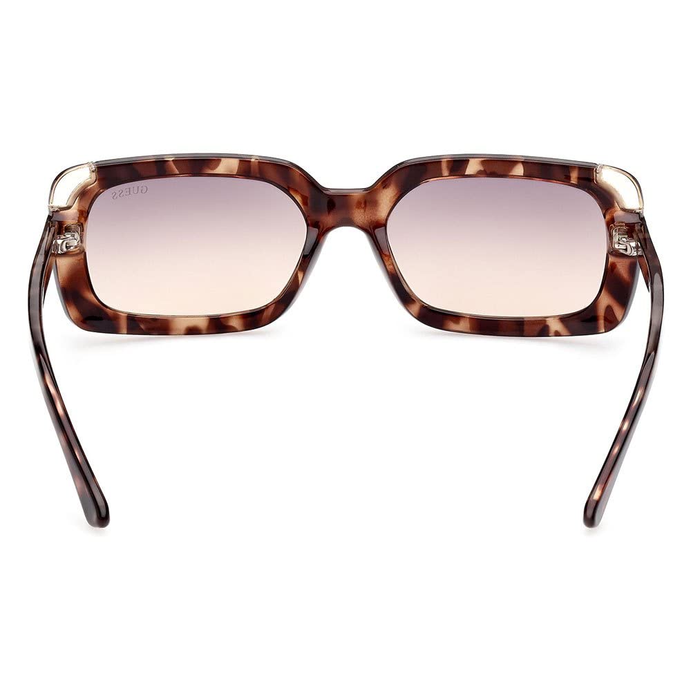 Guess Gu7841@5956B#, Havana/Other Rectangular Non-Polarized Sunglasses, Women's Regular, Havana/Other,Large, Brown