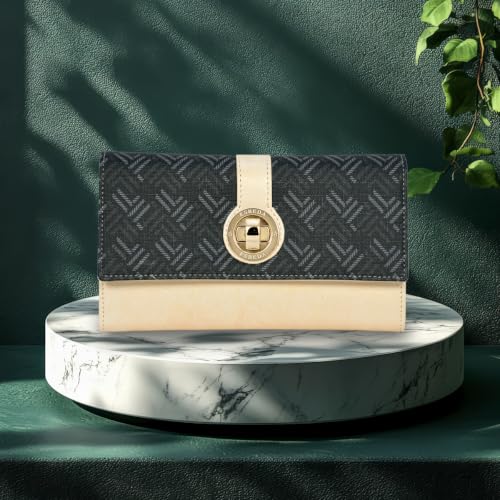 ESBEDA Gold Color Monarque Wallet for Womens