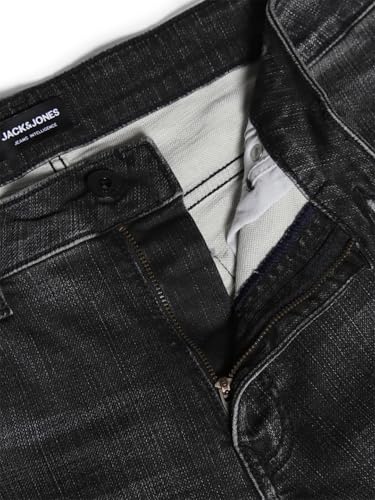 Jack & Jones Men's Regular Fit Low Rise Grey Jeans