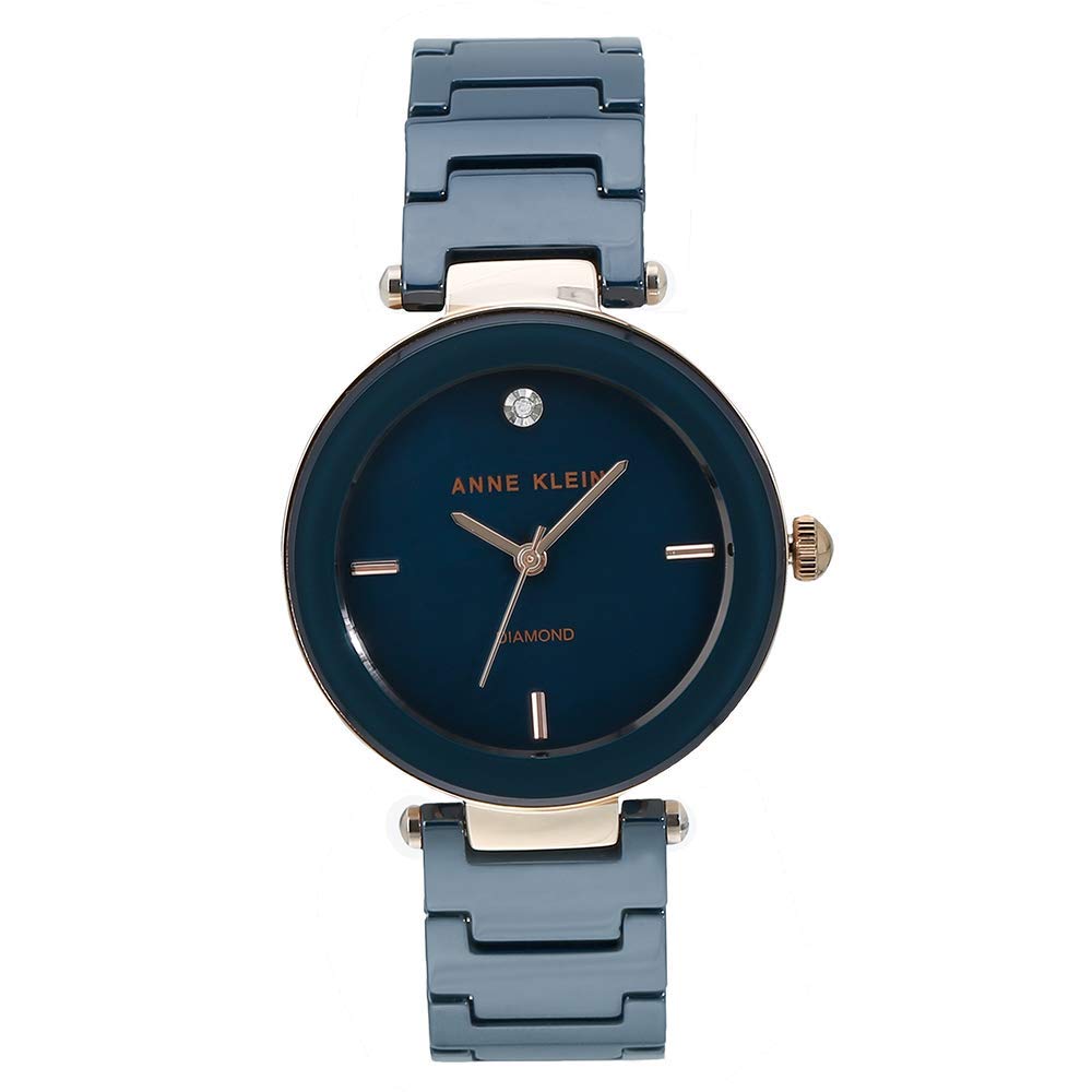 Anne Klein Analog Blue Dial Women's Watch-AK1018RGNV