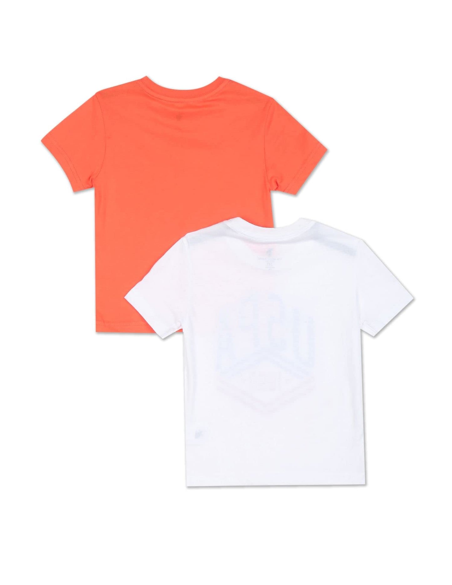 U.S. POLO ASSN. Boys Pure Cotton T-Shirt - Pack of 2 (UKTSHON0015R_Assorted 3_6 Years-7 Years)