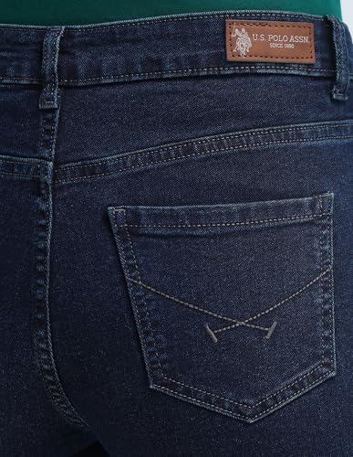 U.S. POLO ASSN. Women's Slim fit Jeans (UWAW24JEN219_Blue