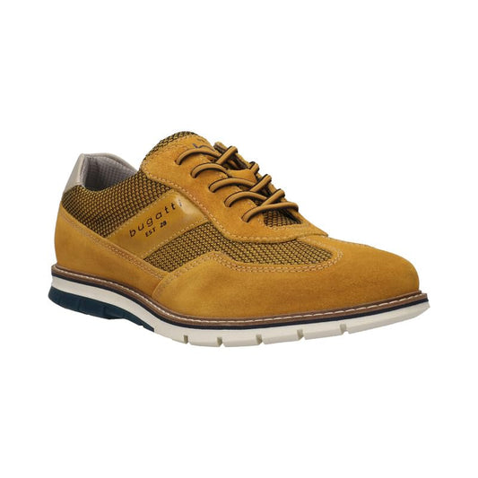 Bugatti Simone Comfort Yellow Men's Wide Sneakers - UK 10