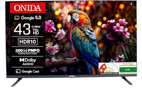 Onida 108 cm (43 inch) Nexg Series Full HD Smart LED Google TV 43FGF