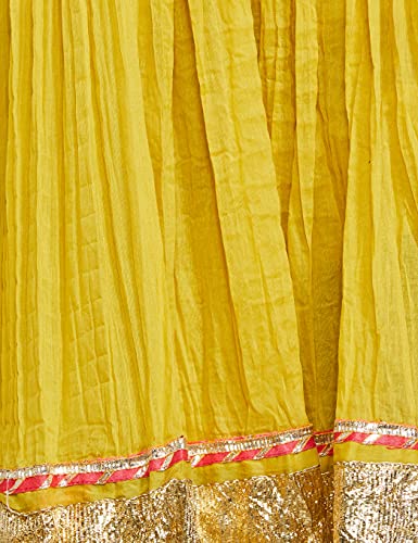 BIBA Women Cotton SOLID STRAIGHT SALWAR KURTA DUPATTA(SKD7670_LIME GREEN_36)