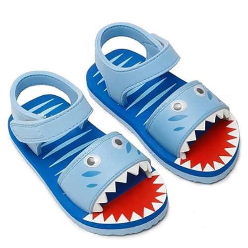 ONYC Premium Shark Designed Artistic Sandals for Kids- RoyalBlue (Unisex)