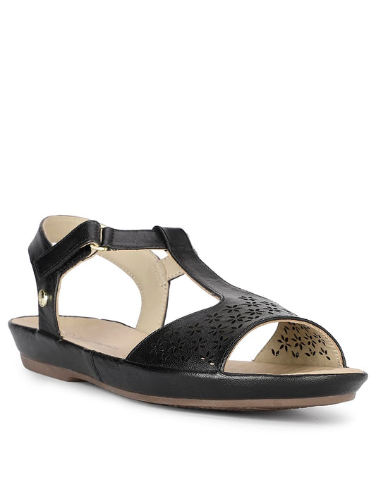 Hush Puppies Women's New Canna Sandal (5646418_BLACK_6 UK)