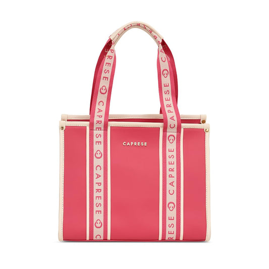 Caprese TRINITY TOTE MEDIUM FUCHSIA SOLID WOMEN'S OFFICE HANDBAG