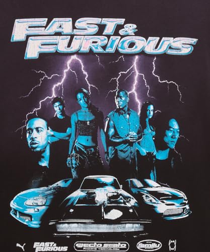 PUMA | X Fast & Furious Men's Graphic Print Basketball Tee II Black-White