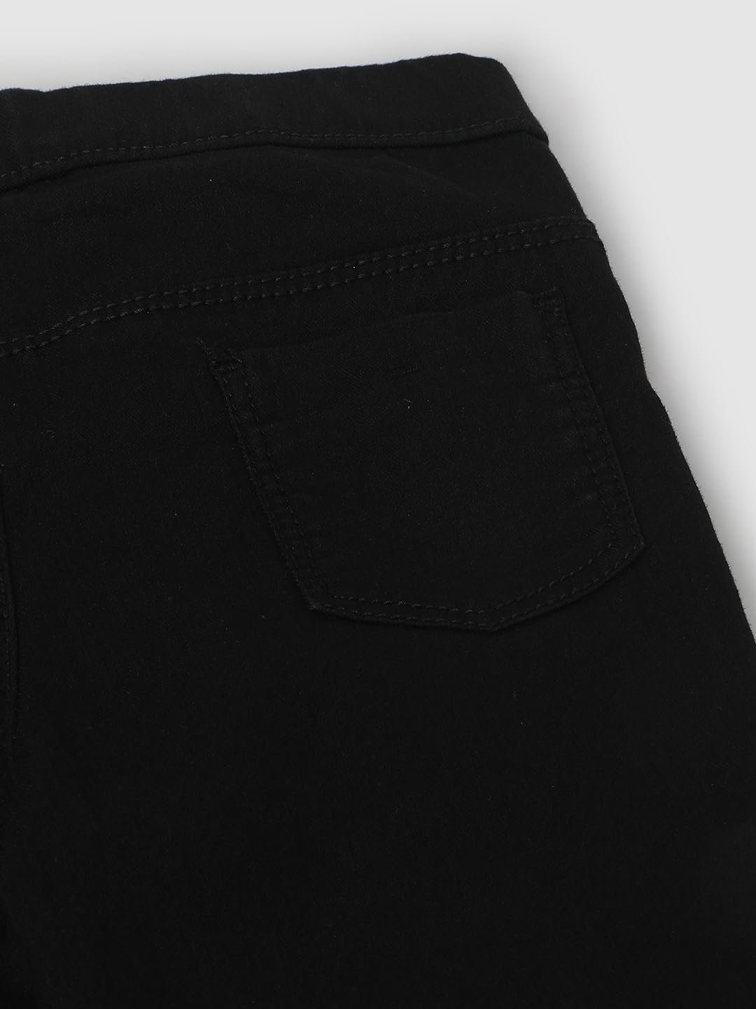 Max Girls Solid Slim Fit Jeggings (S24CBD06BLACK)_5-6Y