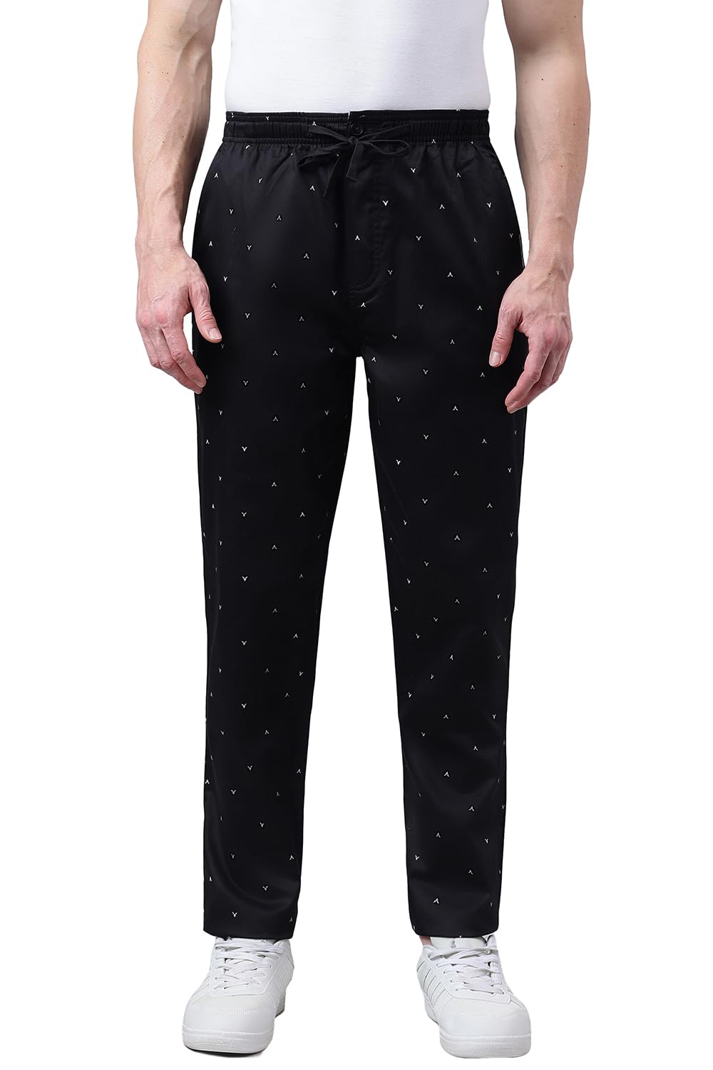 Van Heusen Men Printed Regular Fit Pyjama - Ultra Soft, Functional Pocket, Drawstring Waist