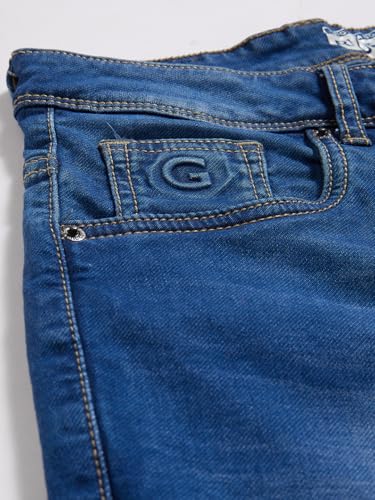 Giordano Men Blue Slim Fit Mid-Rise Stretchable Jeans