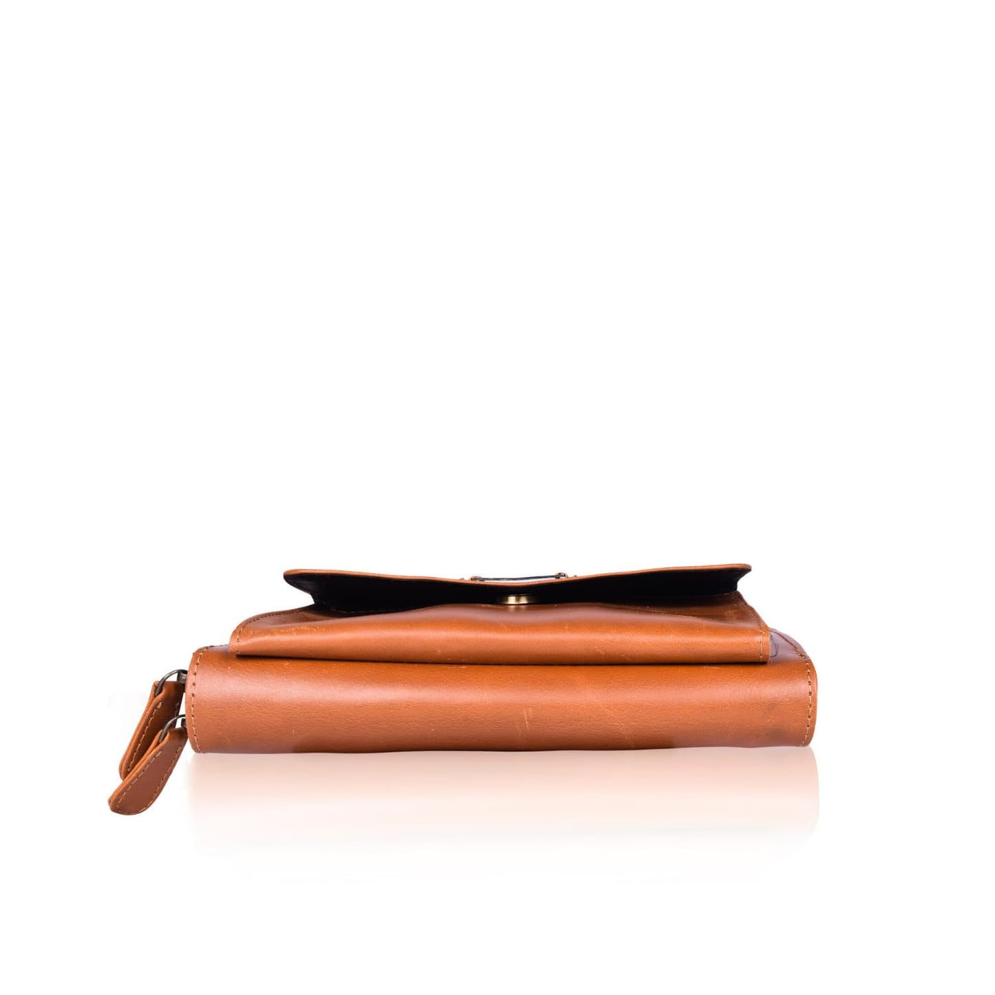 STRUTT VersaCarry 2-in-1 Leather Sling Bag, Women's Mini Wallet, Stylish & Versatile Bag for Teenage Girls, Genuine Leather Cash Wallet with Card Slots, Storage Slots & Detachable Strap - Brown