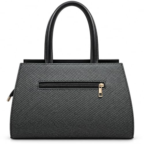 ROSS BROWN Satchel Bag for women | Handbags for women (BLACK)