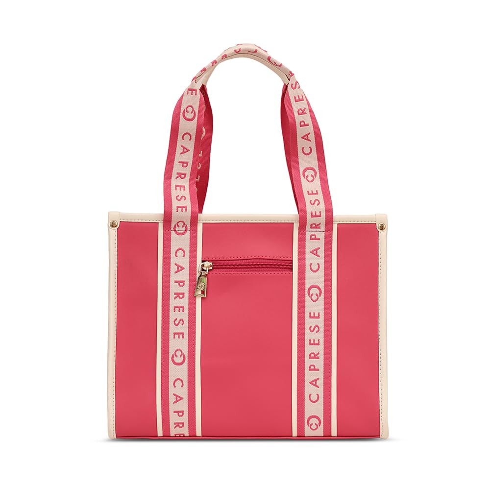 Caprese TRINITY TOTE MEDIUM FUCHSIA SOLID WOMEN'S OFFICE HANDBAG