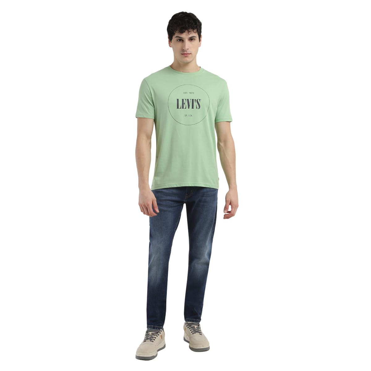 Levi's Men's Regular Fit T-Shirt (16960-1166_Green