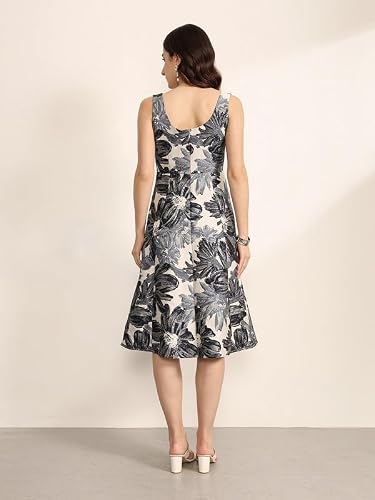 Kazo Clementine Midi Dress (Blue M)