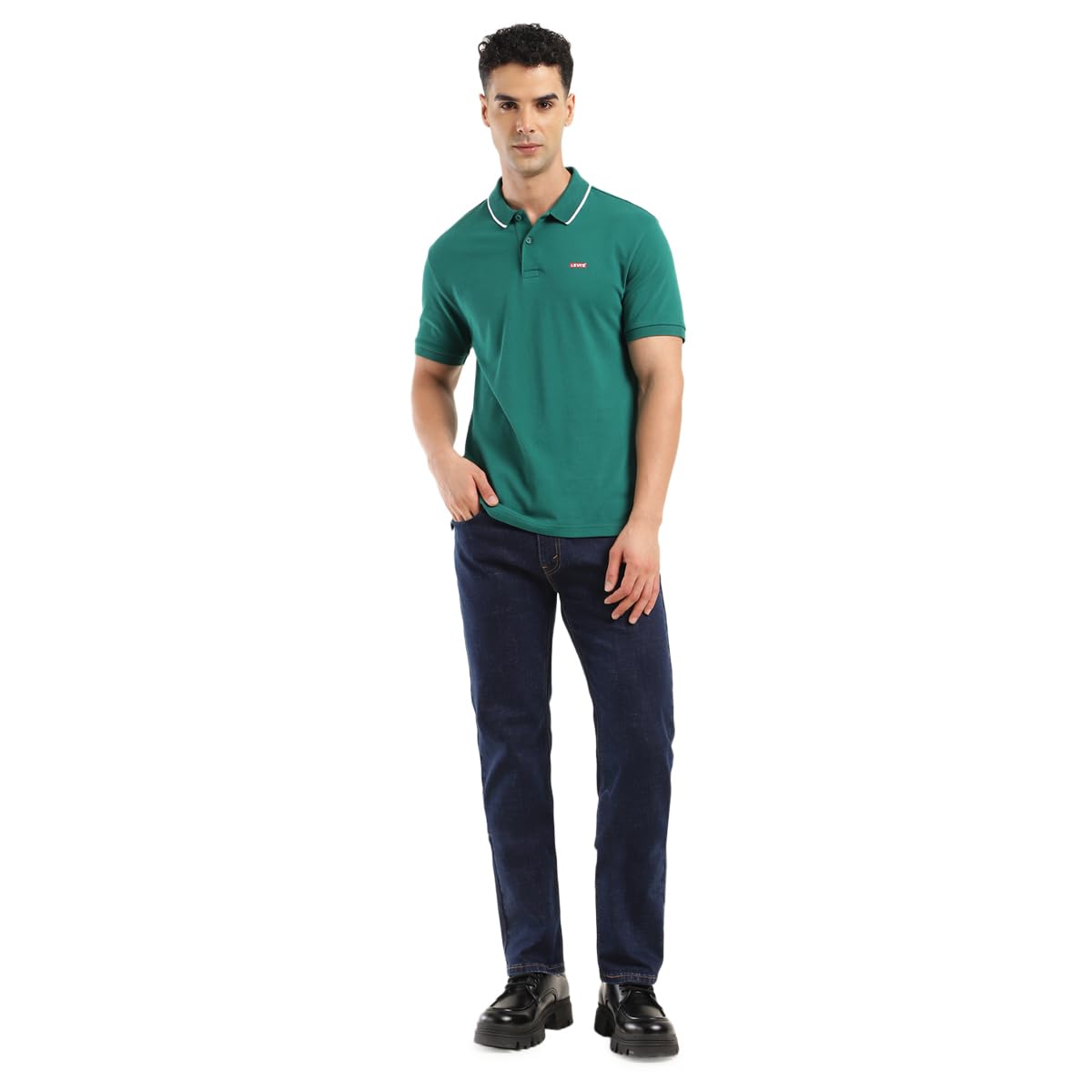 Levi's Men's Relaxed Fit T-Shirt (A1383-0120_Green