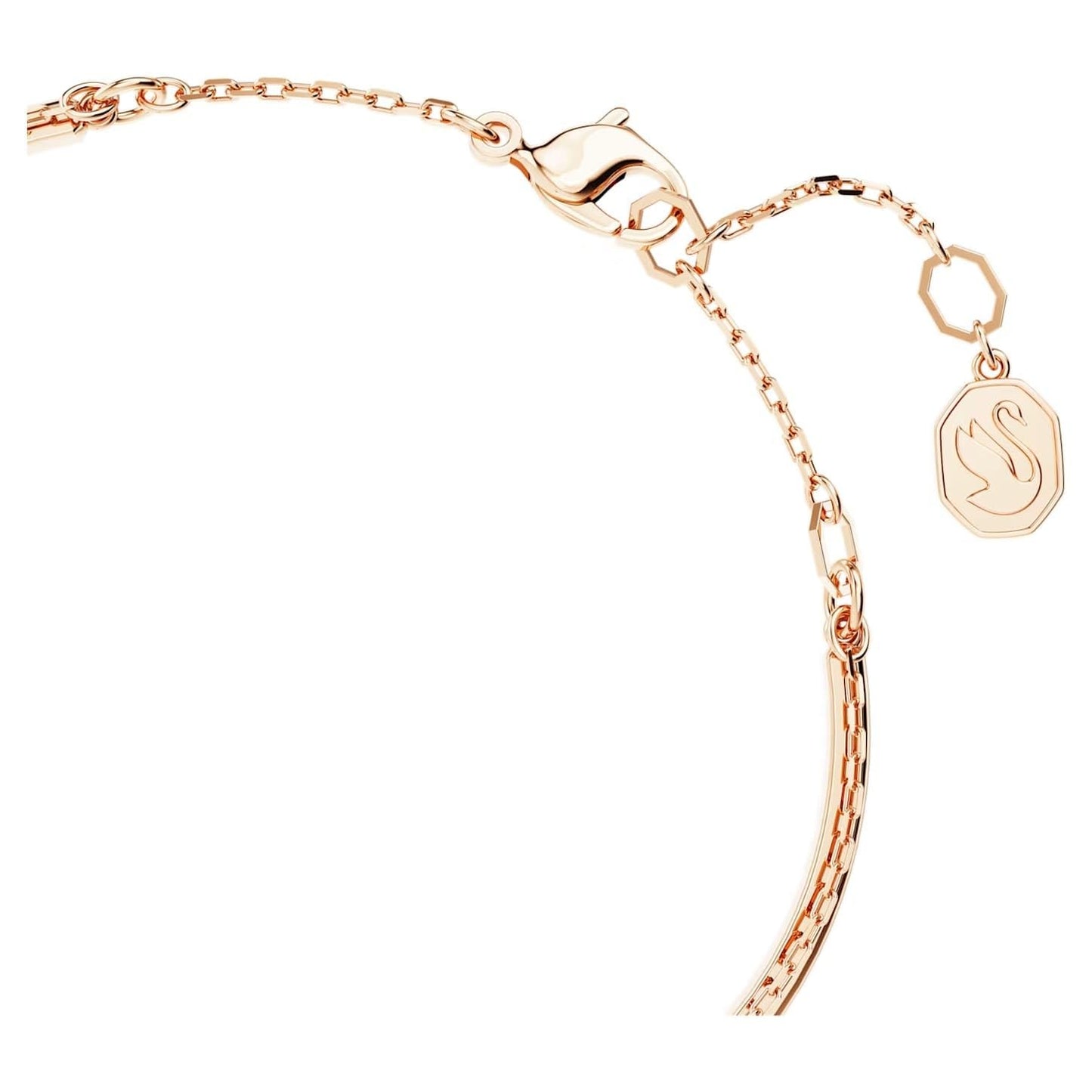 Swarovski Sublima bangle, Moon, Multicolored, Rose gold-tone plated