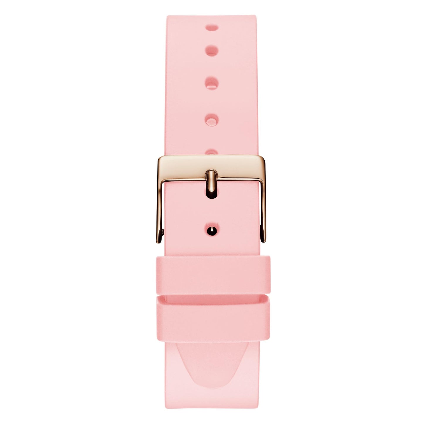 GUESS Silicone Analog Rose Gold Dial Women's Watch-U1403L2M, Band_Pink