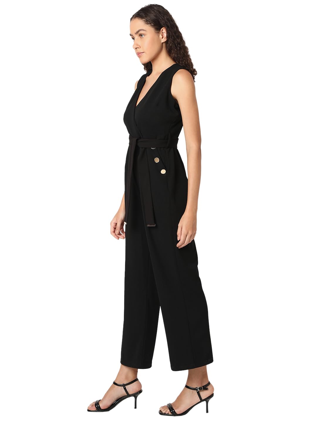 VERO MODA Women Regular Fit Black Jumpsuit
