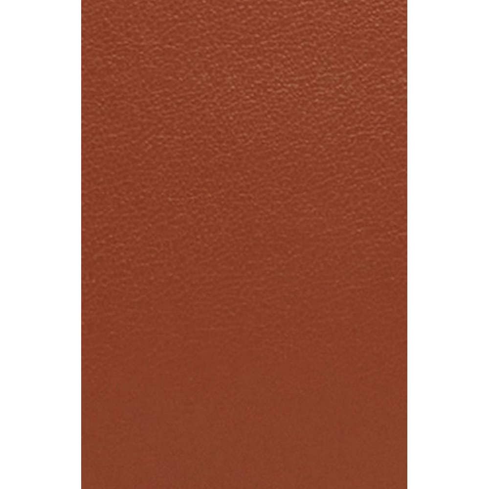 Anne Klein Solid Faux Leather Zipper Closure Women's Satchel Bag (Brown, XL)