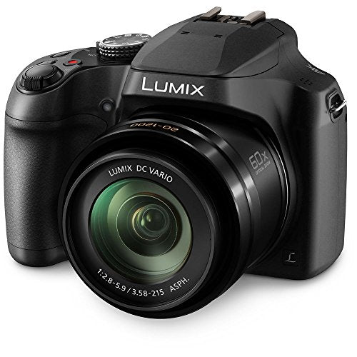 Panasonic Lumix DC-FZ80D / DC-FZ85D Digital Camera (DC-FZ80D / DC-FZ85DK) - Bundle - with 256GB Memory Card + LED Video Light + DMW-BMB9 Battery + Digital Flash + Soft Bag + 12 Inch Flexible Tripod +
