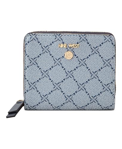 Nine West Caireann Small Zip Around, LIGHT BLUE, One Size, WALLET